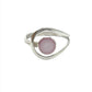 Sterling Silver Shell Laso Ring