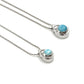 Sterling Silver Teardrop Larimar Necklaces
