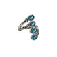 Multi Sky Blue Topaz Wrap Ring