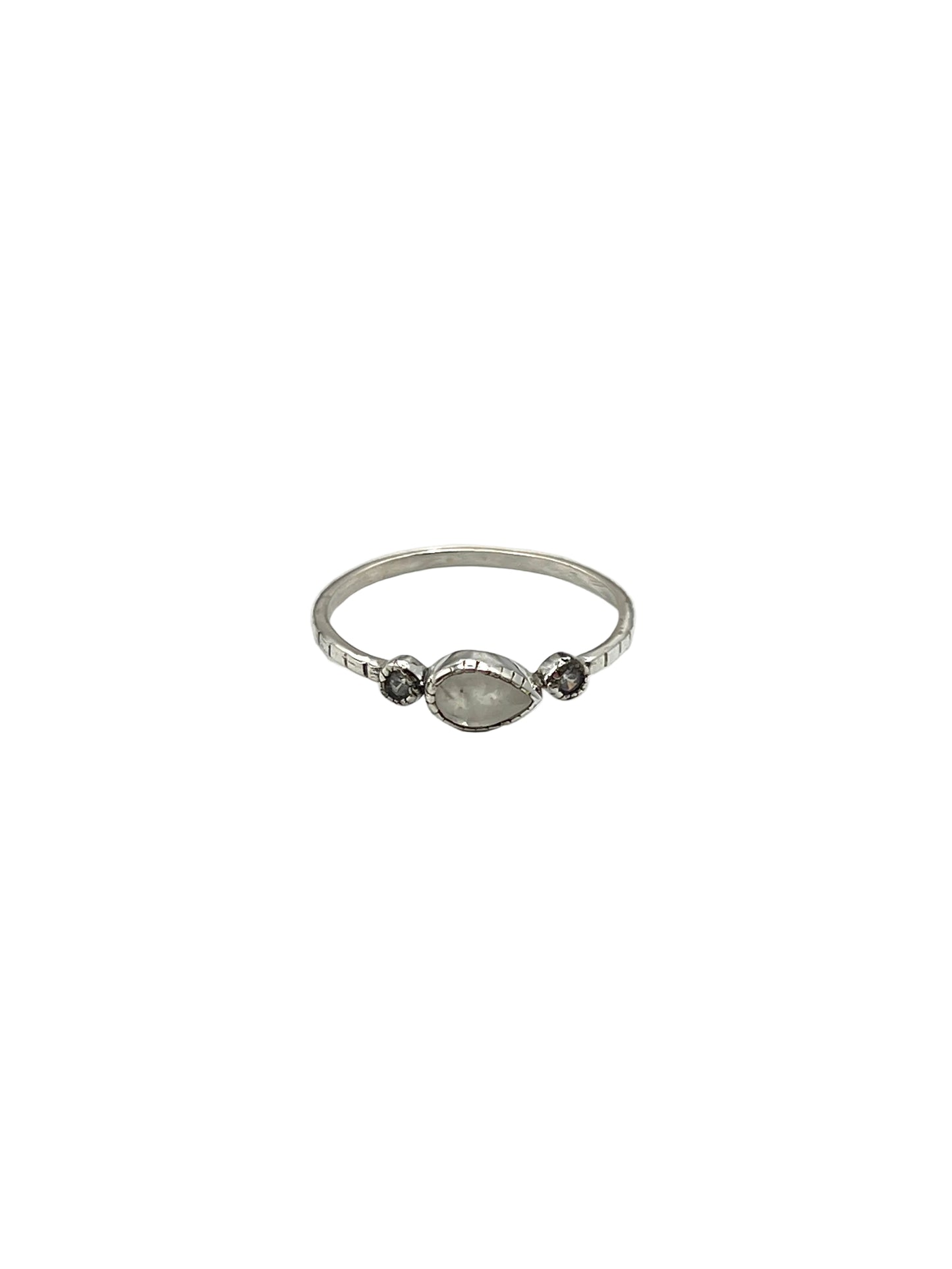 Teardrop Gemstone Rings