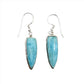 Sterling Silver Larimar Earrings