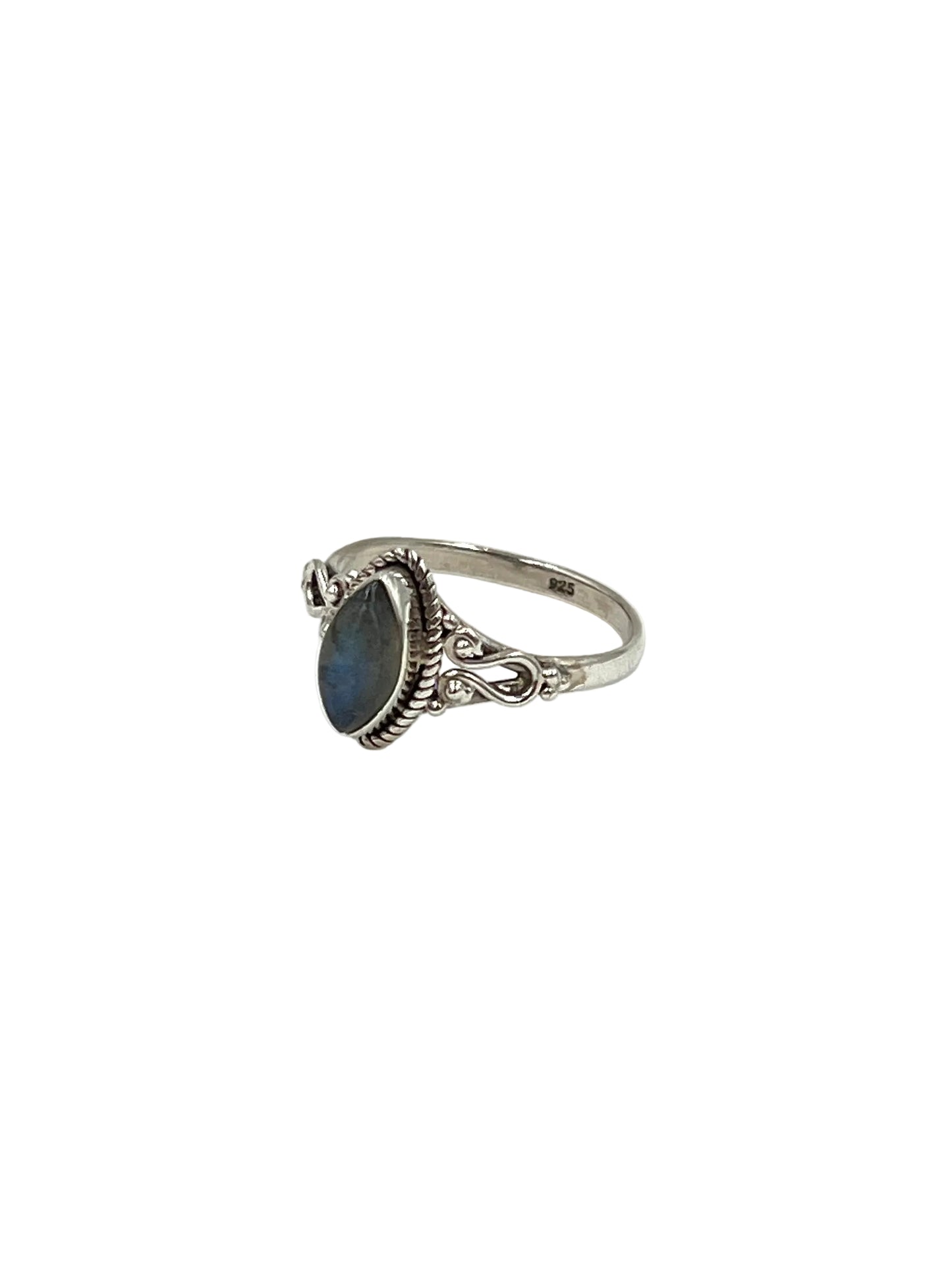 Labradorite Marquise Ring