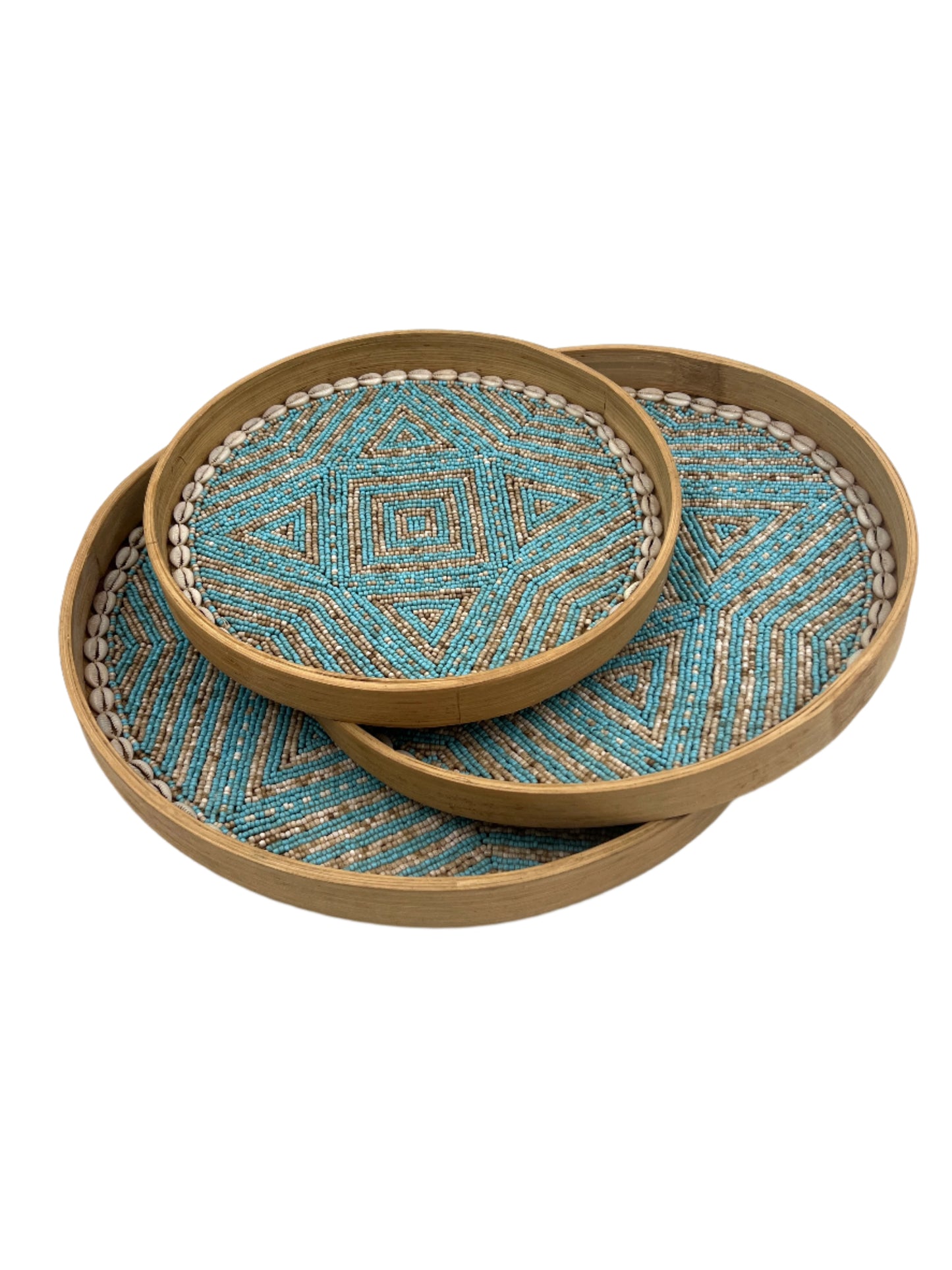 Bali Beaded & Shell Trays