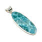 Sterling Silver Oval Larimar Pendants