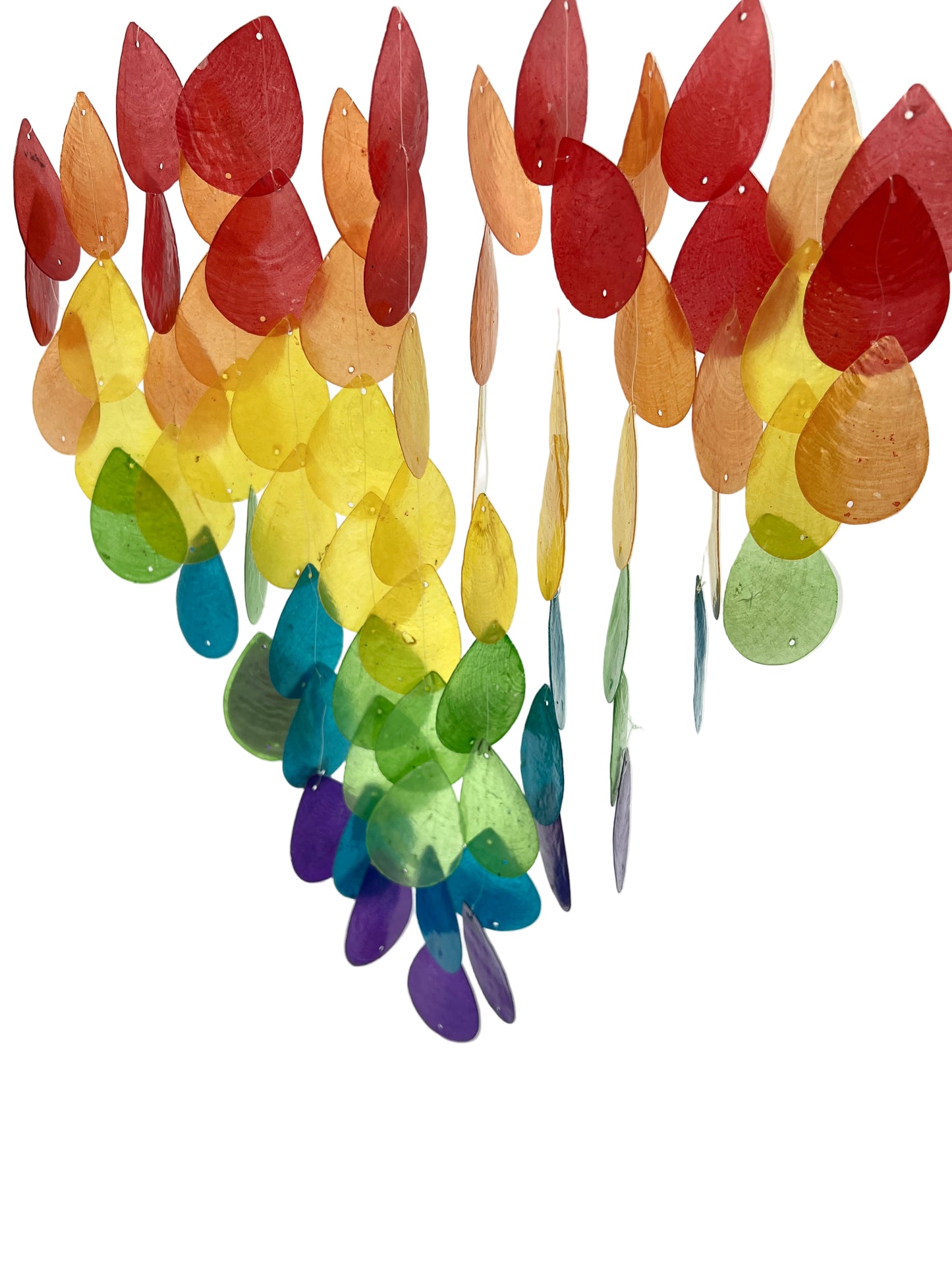 Rainbow Shell Wind Chimes