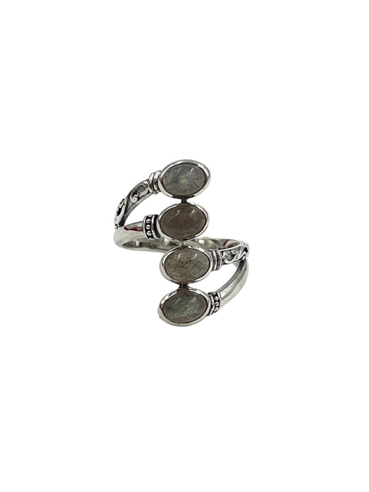 Multi Labradorite Wrap Ring