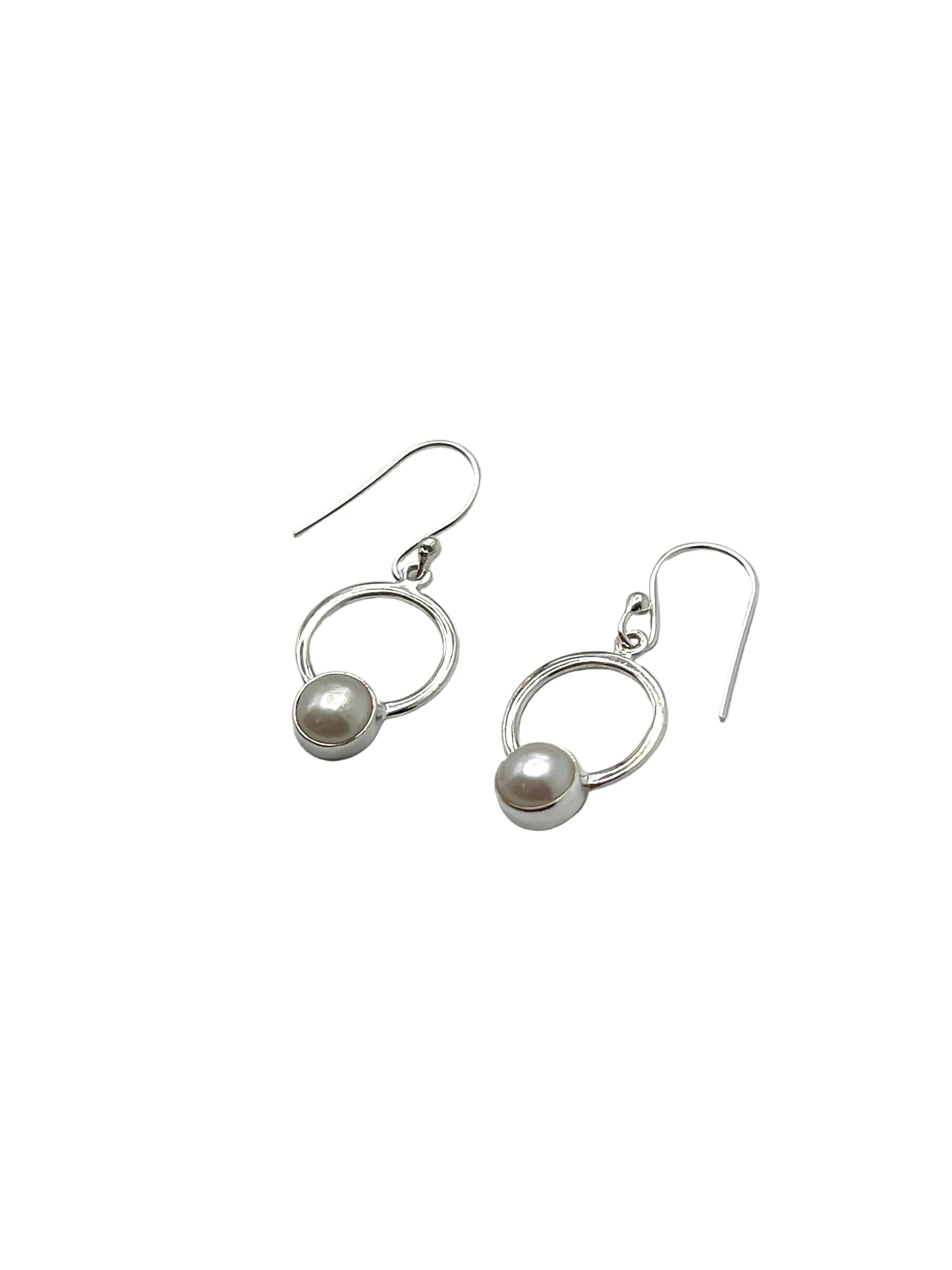 Cicle Gemstone Earrings