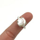 Silver Pearl Rings