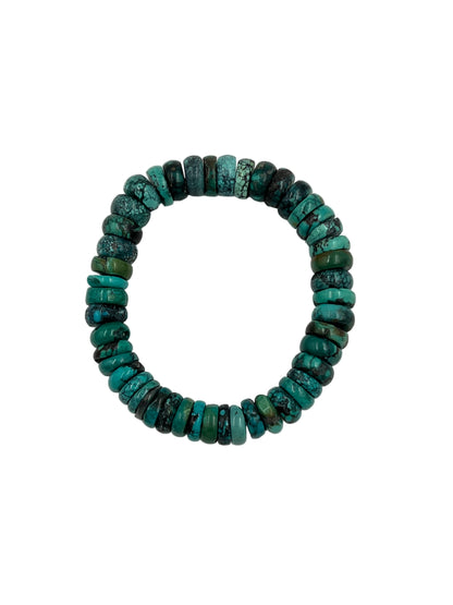 Turquoise Rondelle Beaded Bracelets