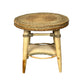 Teakwood & Banana Leaf Table & Stool Sets