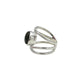 Oval Labradorite Wavy Ring