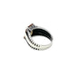 Silver Zultanite Faceted Ring