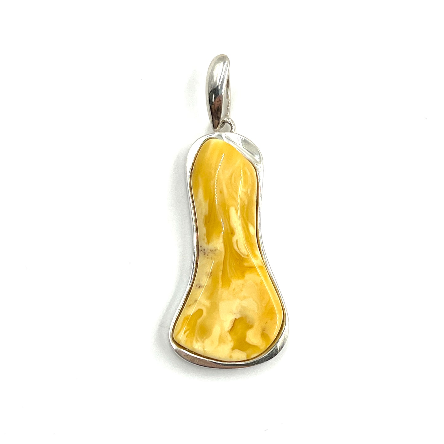 Butterscotch Amber Freeform Pendants