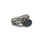 Sterling Silver Teardrop Labradorite Ring