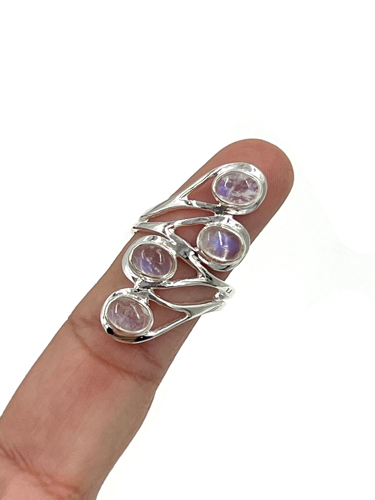 Multi Moonstone Ring