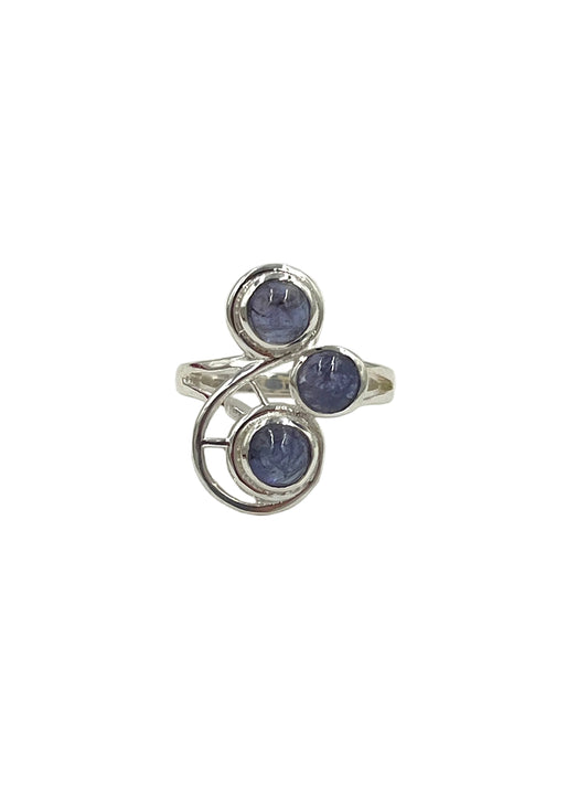 Swirl Tanzanite Ring
