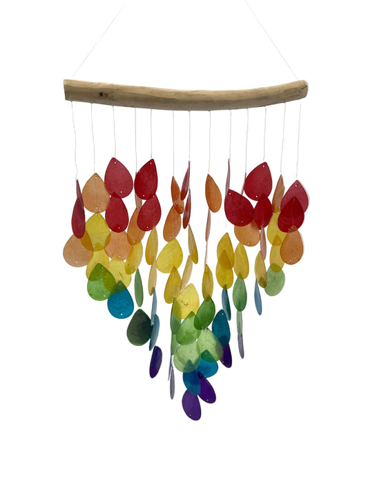 Rainbow Shell Wind Chimes