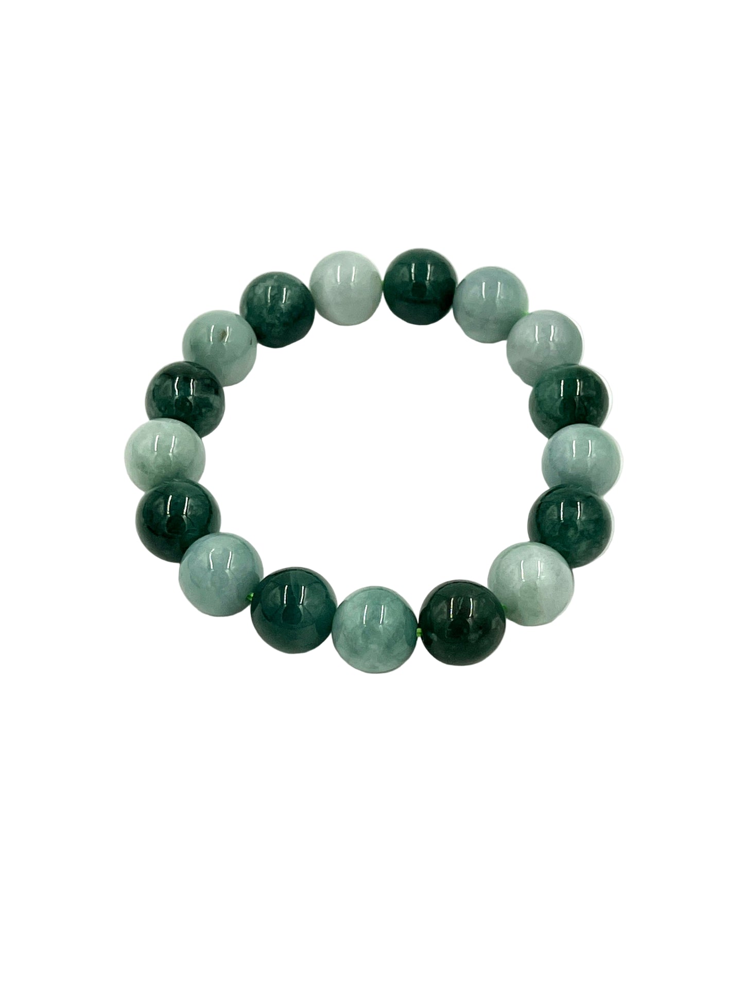Jade Large Beaded Bracelet