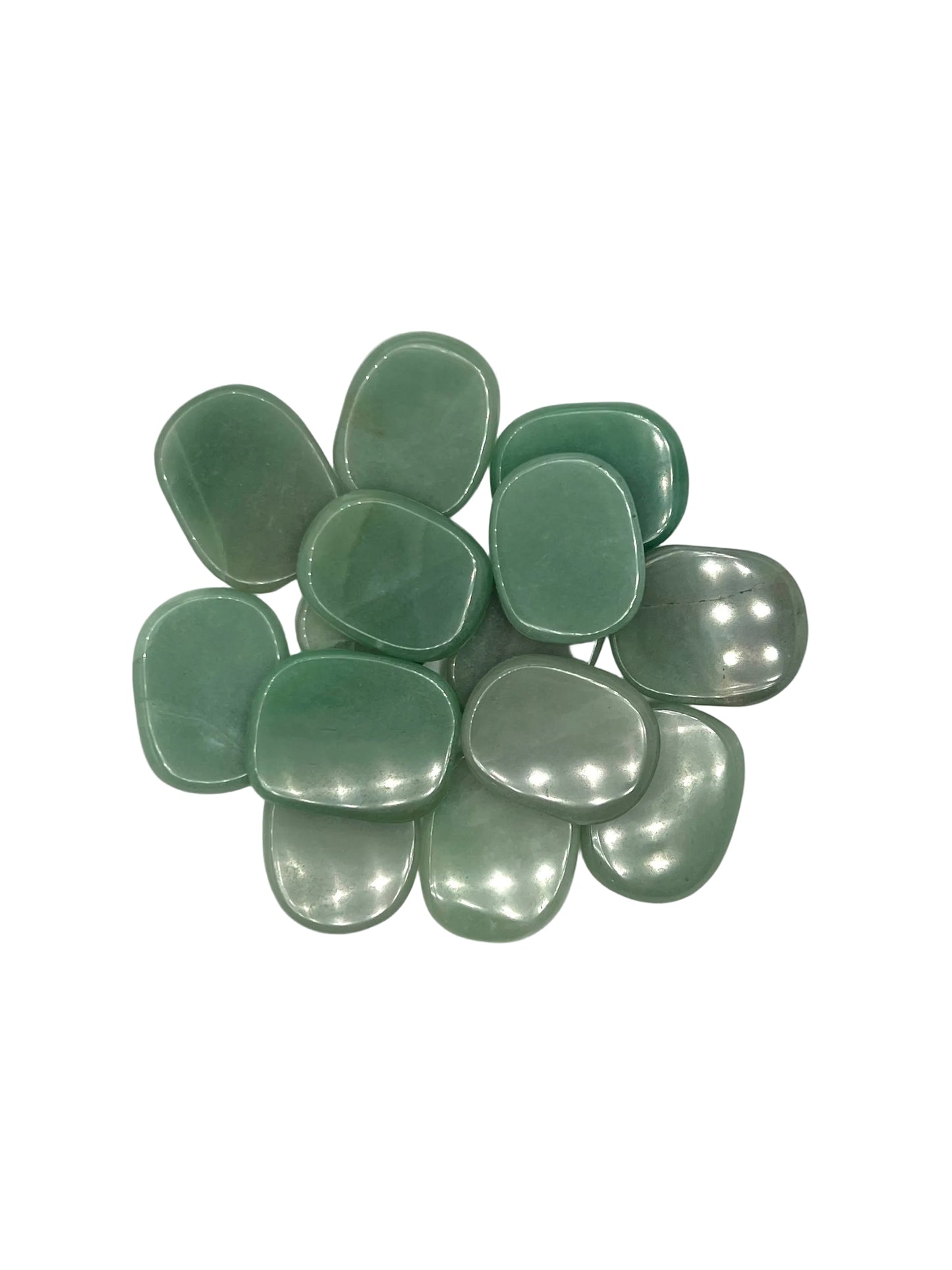 Green Aventurine Flat Palmstones