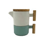 Ceramic Stackable Tea Pot & Cup