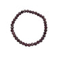 Faceted Ruby Stretchy Bracelets