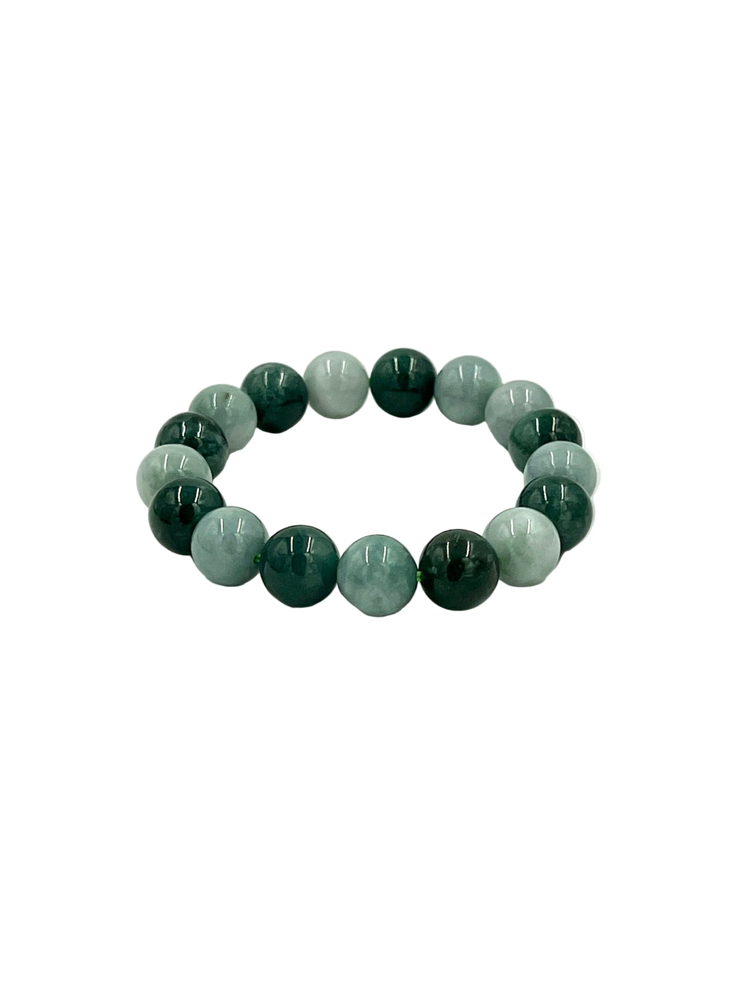 Jade Large Beaded Bracelet