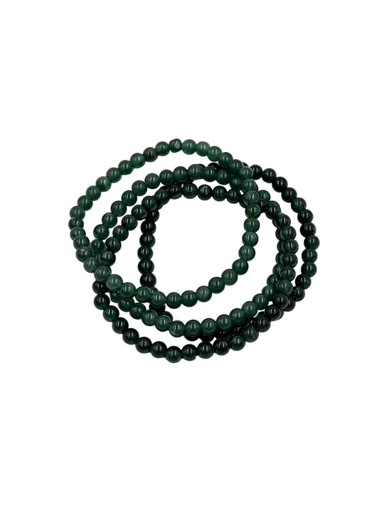 Jade Beaded Stretchy Bracelets