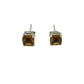 Silver Zultanite Square Studs