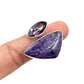 Sterling Silver Amethyst & Charoite Rings