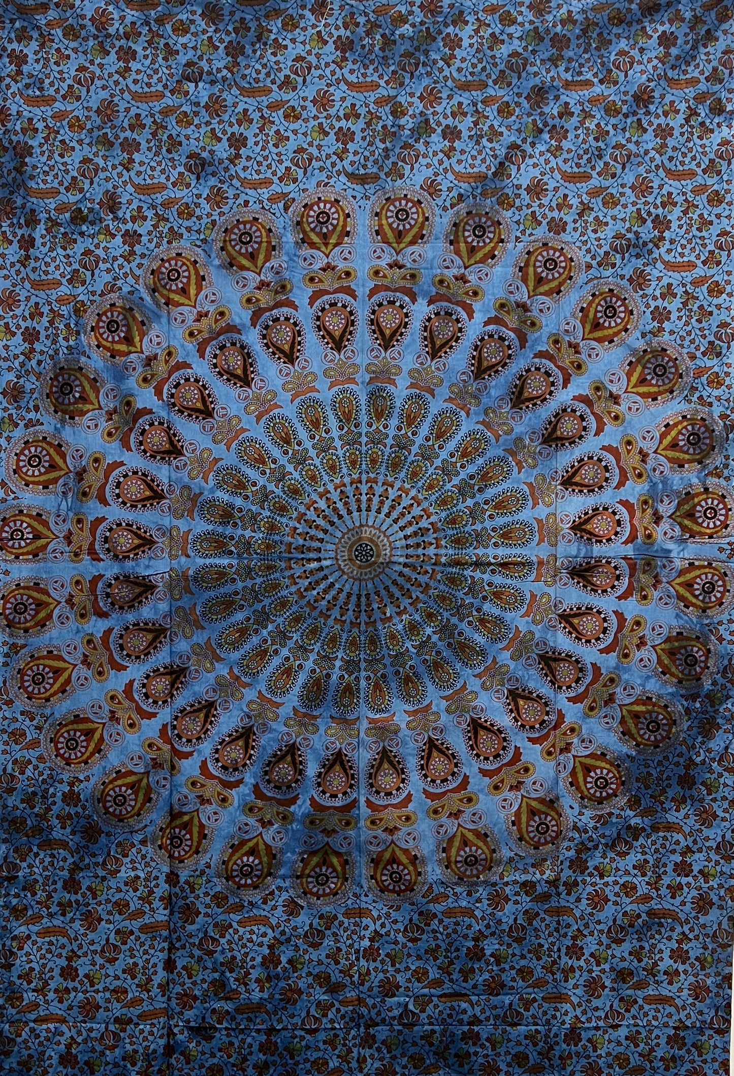 Peacock Flower Mandala Tapestries