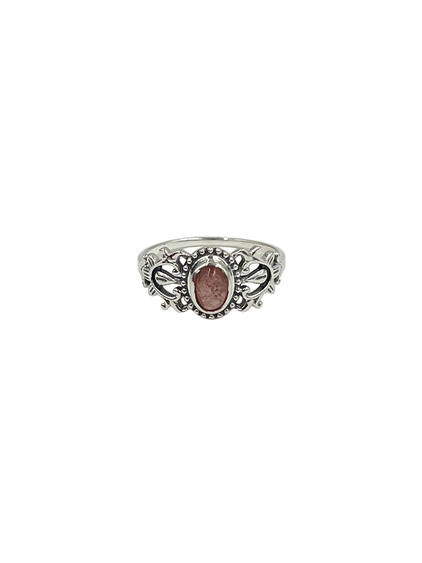 Pink Tourmaline Garden Ring