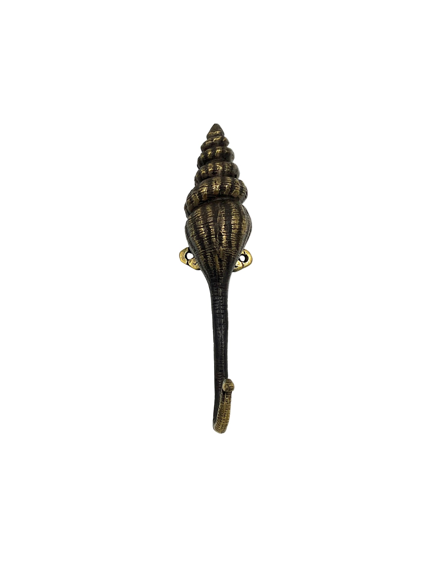 Bronze Spiral Shell Wall Hook