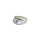 Oval Blue Topaz Ring