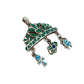 Silver Crown Charm Pendants