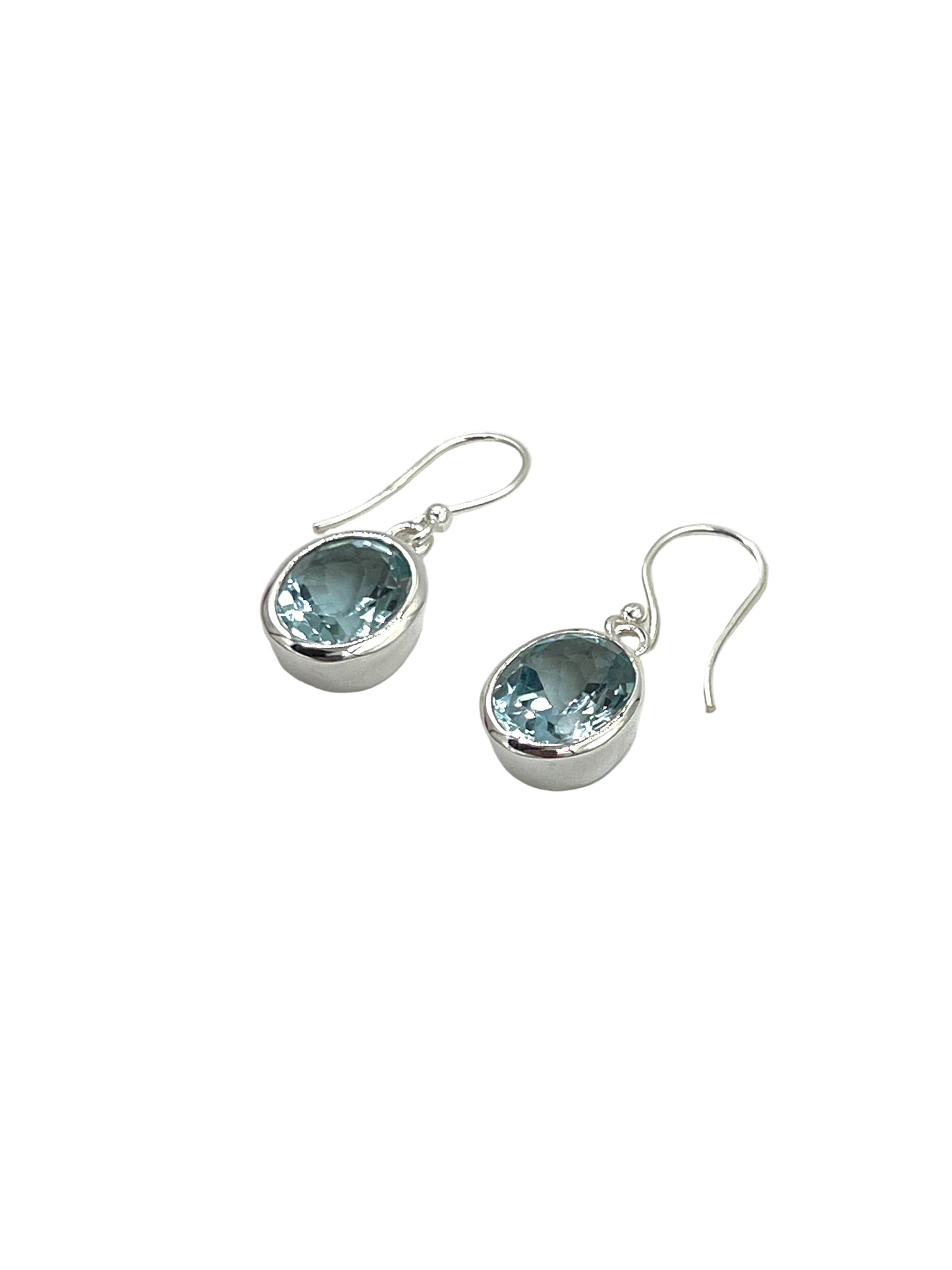 Blue Topaz Earrings