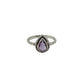 Teardrop Gemstone Beaded Ring