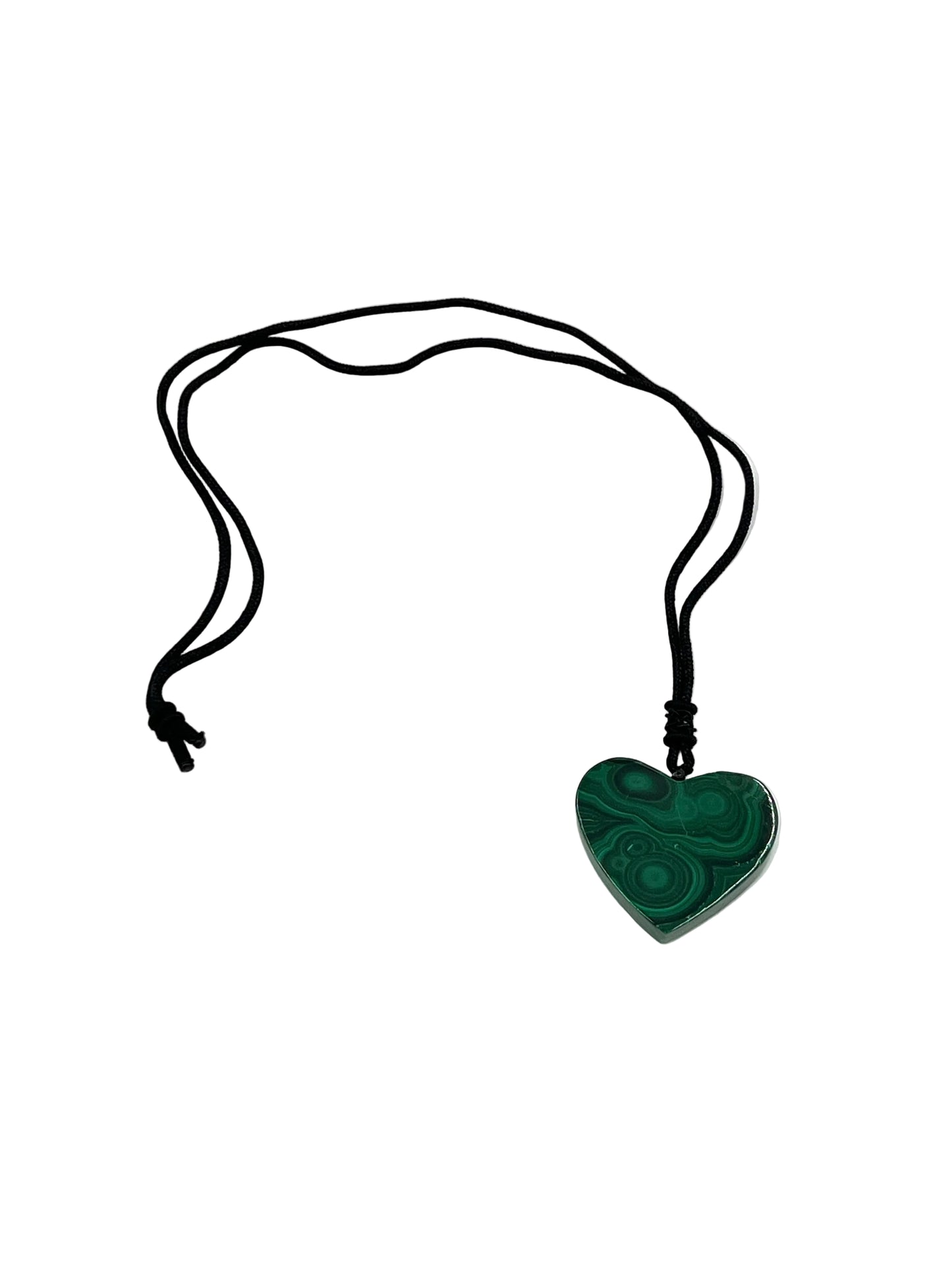 Malachite Heart Necklace