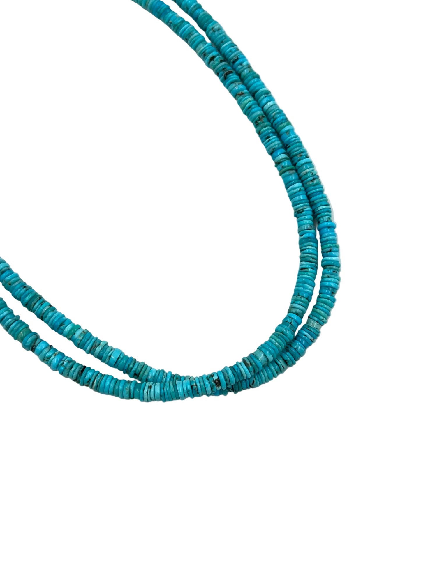 Kingman Heishi Turquoise Necklace