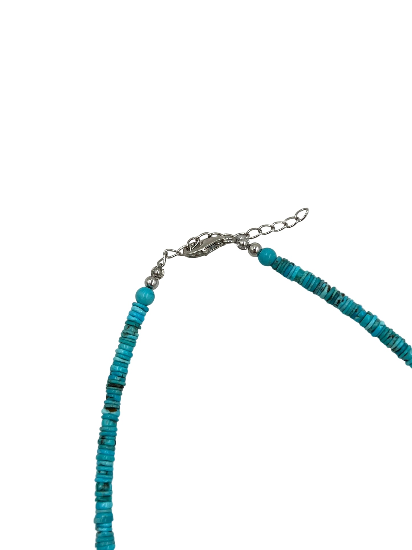 Kingman Heishi Turquoise Necklace
