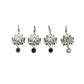 Gemstone Lotus Pendants