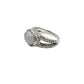 Halo Moonstone Ring