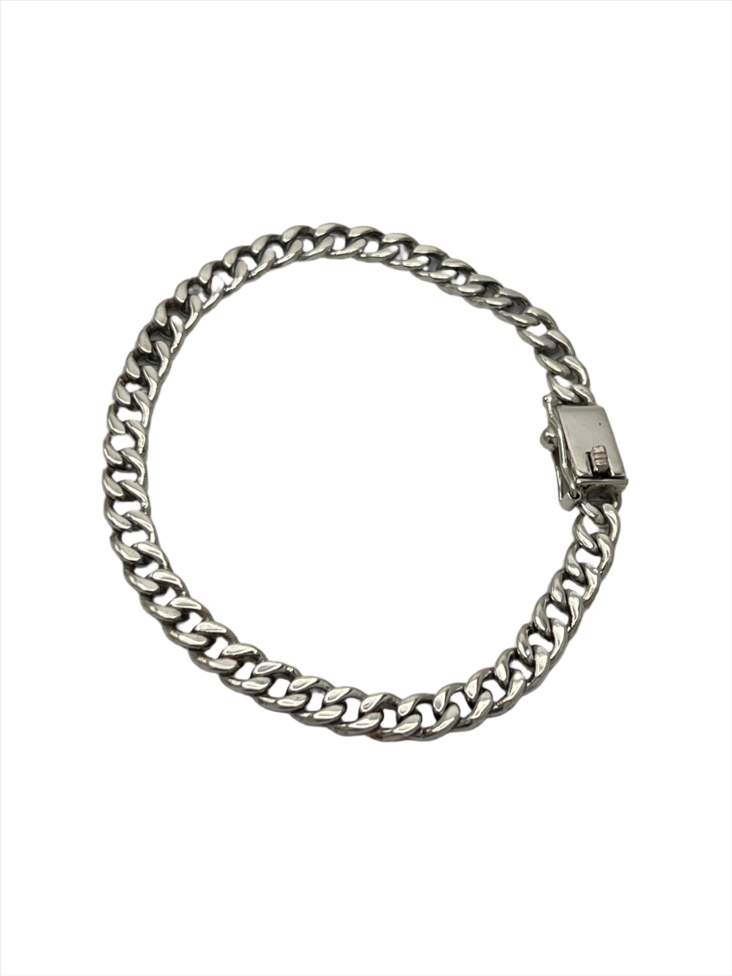 Sterling Silver Curb Chain Bracelet