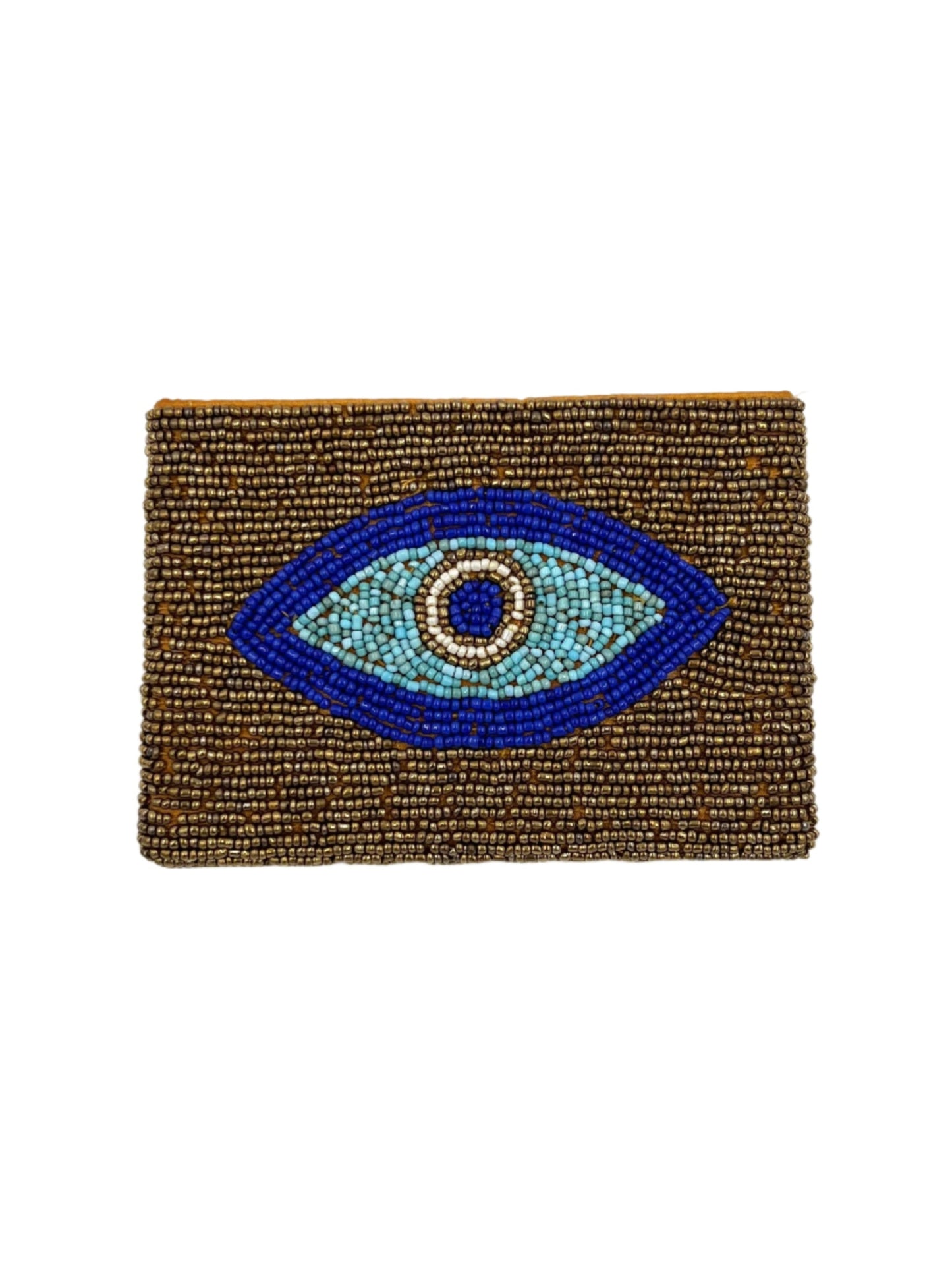 Beaded Evil Eye Coin Purse