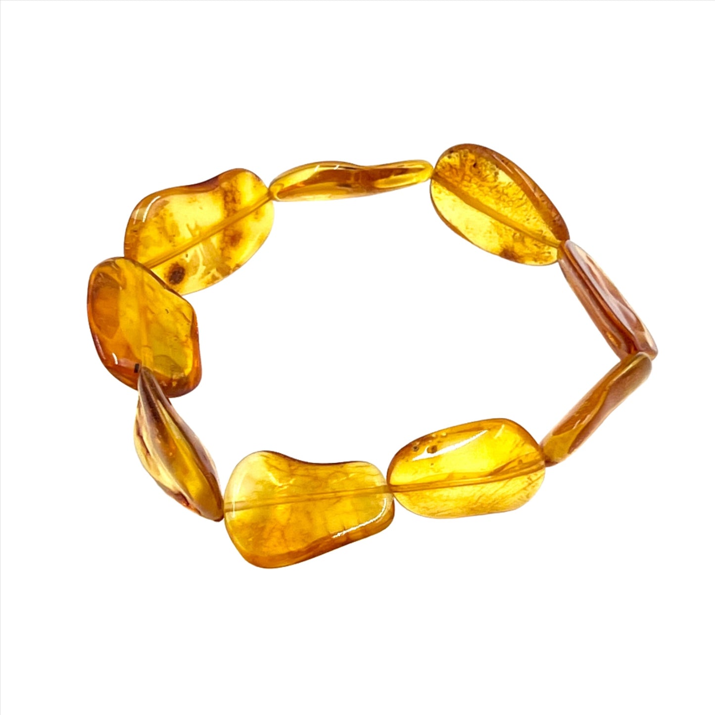 Large Polished Honey Amber Bracelets
