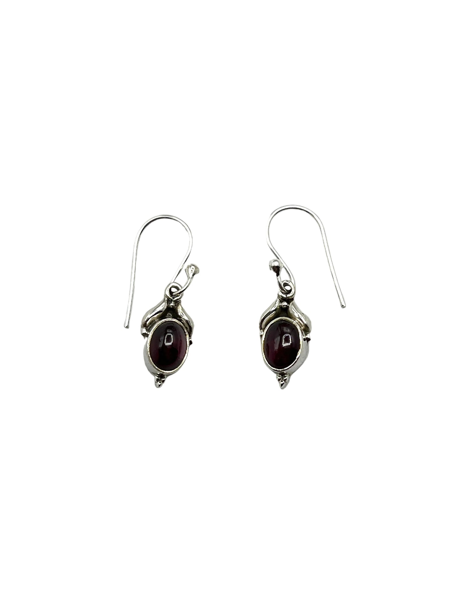 Leaf Gemstone Earrings