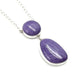 Sterling Silver Charoite Necklaces