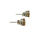 Silver Zultanite Square Studs
