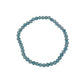 Faceted Blue Topaz Beaded Bracelet