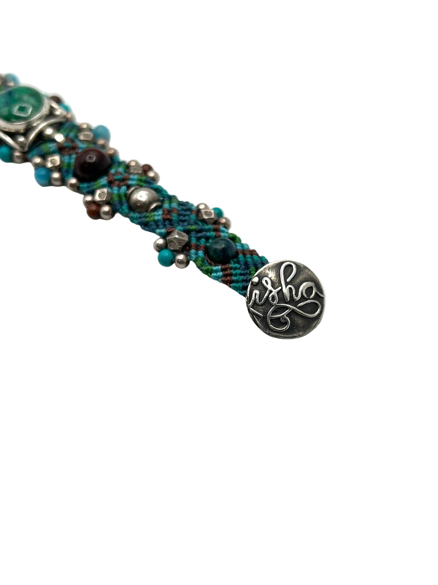 Macrame Chrysocolla Bracelet