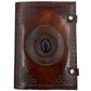 Camel Leather Gemstone Journal | Mandala | 10" x 7" x 1/2"